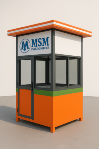 Posko parkir bandung 200x300 - Solusi tripod turnstile untuk Sistem Parkir Modern