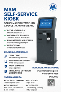 kios k wristband 200x300 - Solusi tripod turnstile untuk Sistem Parkir Modern